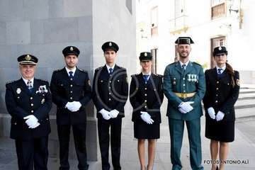 La Policía Nacional celebra en Telde la festividad de los Santos Ángeles Custodios (Foto TA)